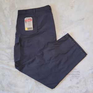 Carhartt FR Mens Size 54X32 Blue Ripstop Relaxed Fit Workwear Pants BN4786-FRM